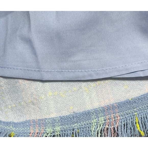 New Ivy City Co Reese Shift Dress in Periwinkle Blue M Medium Tweed - Picture 8 of 9